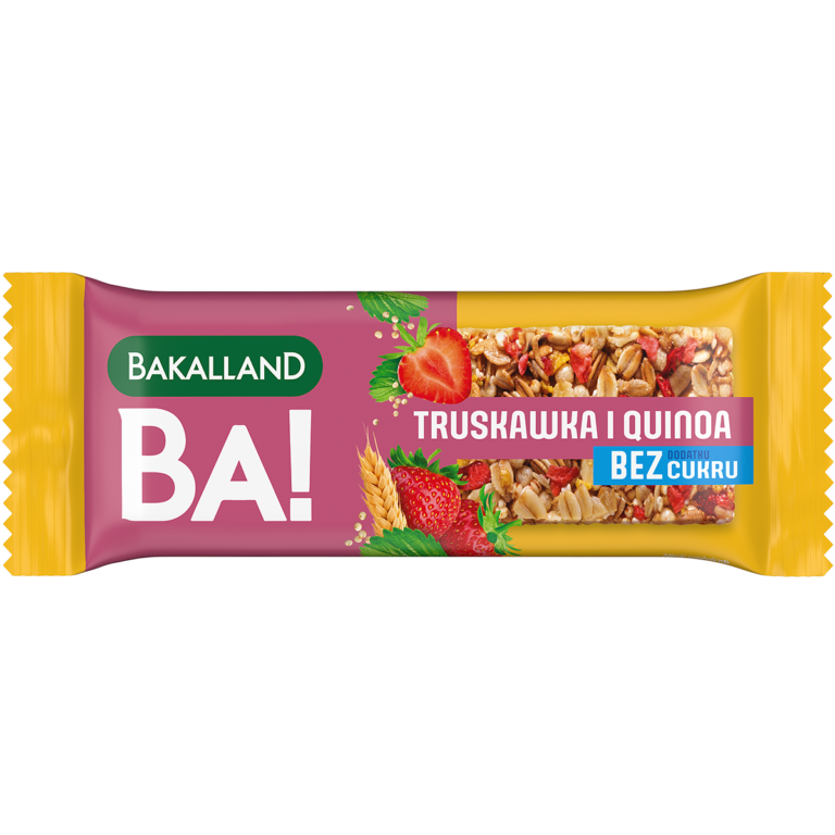 BA! Baton Zbozowy Truskawka Quinoa 30g